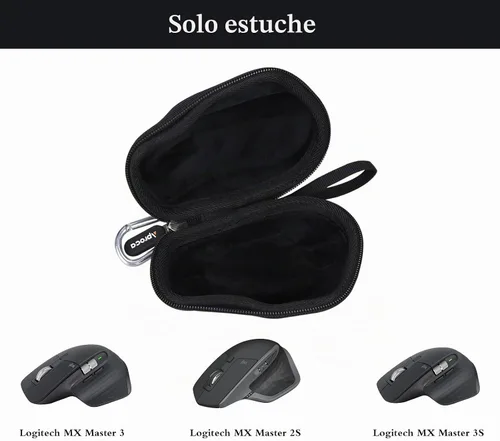 Vista 2 de Funda para Logitech MX Master 3S / 3 / 2S Advanced Mouse - Negro