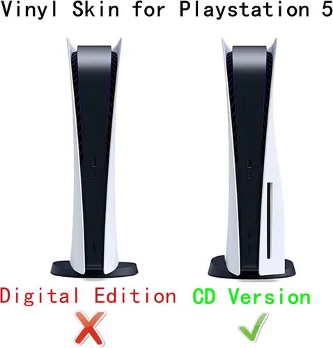 Vista 3 de Adhesivos de vinilo decorativos para consola de juego y controles de PS5