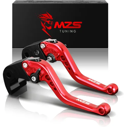 Vista 9 de MZS - Palancas de embrague/freno cortas ajustables para motocicleta, color negro, CNC, compatibles con Z900 17-24 / Z650 Z650RS EX650 ER6F 17-25