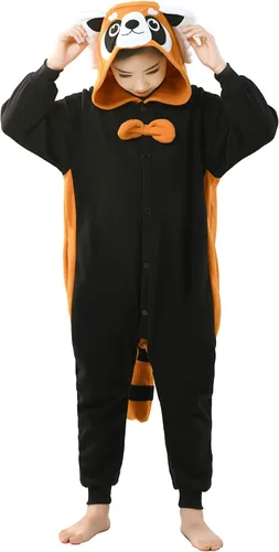 Vista 5 de Pijama tipo mameluco para niñas y niños, unisex, de anime y de una pieza, para Halloween, Navidad, fiesta de disfraces y Cosplay, talla 4T
