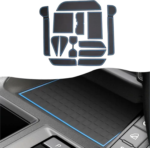 Vista 46 de SXCY Alfombrillas con ranura para puerta Toyota RAV4 2025 para Toyota RAV4 2019-2024 2025, accesorios para portavasos y portavasos 2024 2025 RAV4