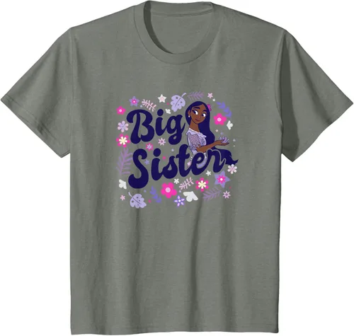 Vista 82 de Disney Encanto Isabela Madrigal Big Sister - Camiseta floral, gris, S Asfalto