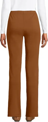 Vista 2 de Lands' End Mujer s Sport Knit Pantalones Russet Brown Regular L, Marrón