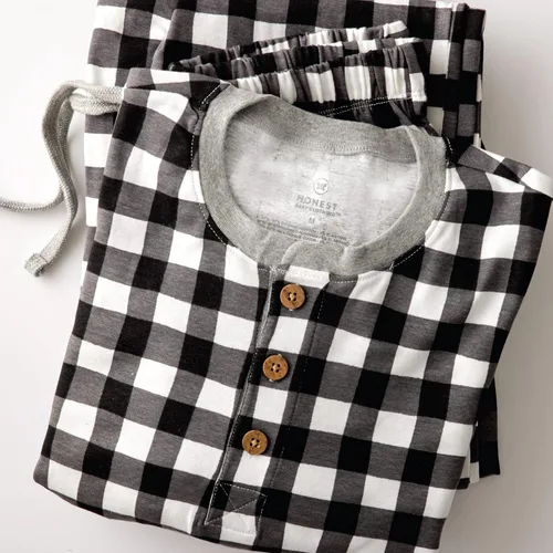 Vista 4 de HonestBaby - Pijama familiar navideña de algodón orgánico