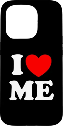 Vista 14 de Carcasa divertida para iPhone 16 I Love Me I Red Heart Me I Love Me Myself And I