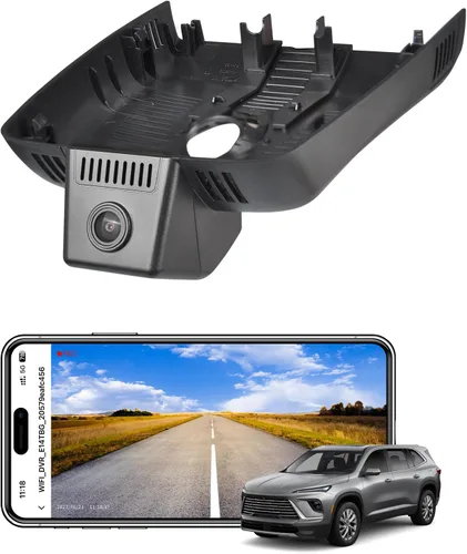 Vista 21 de Mangoal Cámara de tablero delantera 4K y trasera de 1080p para Buick Enclave 2018-2024 (modelo A), se prefiere Base Essence Premium Avenir
