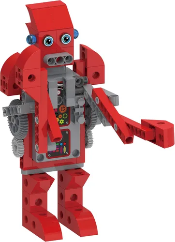 Vista 10 de Thames & Kosmos Fábrica de Robots para Niños: Kit de Experimentos STEM de Robots Raros, Desajustados y Rebeldes Construcción de Modelos Prácticos