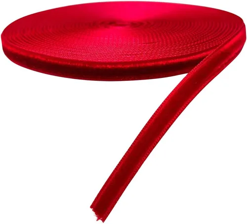 Vista 26 de Chenkou Craft 5 yardas de cinta de terciopelo para decoración navideña y embalaje artesanal