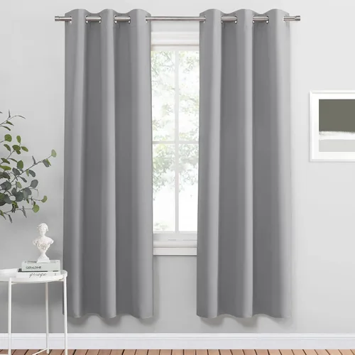 Vista 56 de PONY DANCE Cortinas para Autocaravana de 24 pulgadas de Largo, Cortinas Cortas para Baño y Cocina, Mini Cortinas de Privacidad para Camper