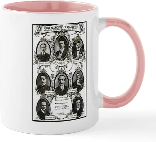 Vista 19 de CafePress The Courageous Titanic Band Taza de café de cerámica de 11 oz (11.0 fl oz)