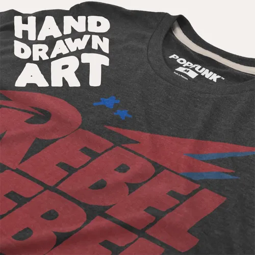 Vista 2 de Popfunk Colección oficial de camisetas clásicas clásicas de Rock para adultos, unisex