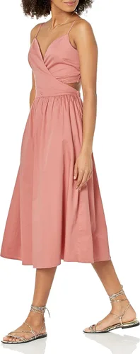 Vista 3 de The Drop Women's Makenna Strappy Cross-Front Smocked-Back Midi Dress