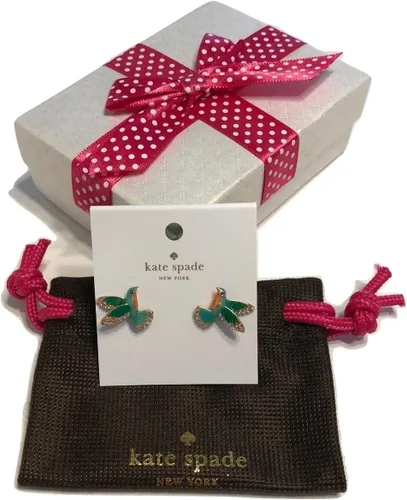 Vista 2 de Kate Spade New York Scenic Route Aretes de colibrí O0RU2496, Metal