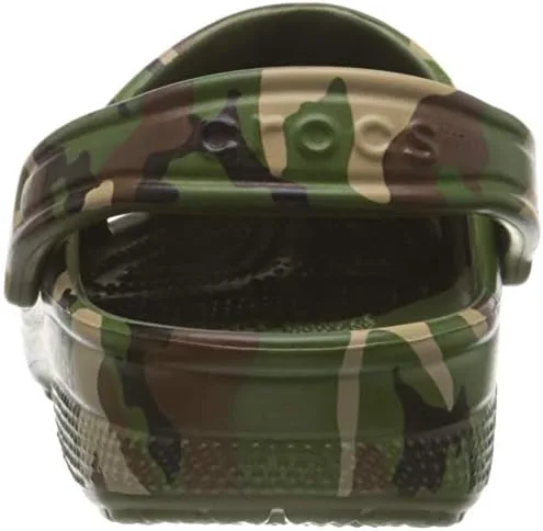 Vista 3 de Crocs Zuecos de camuflaje clásicos unisex para adultos