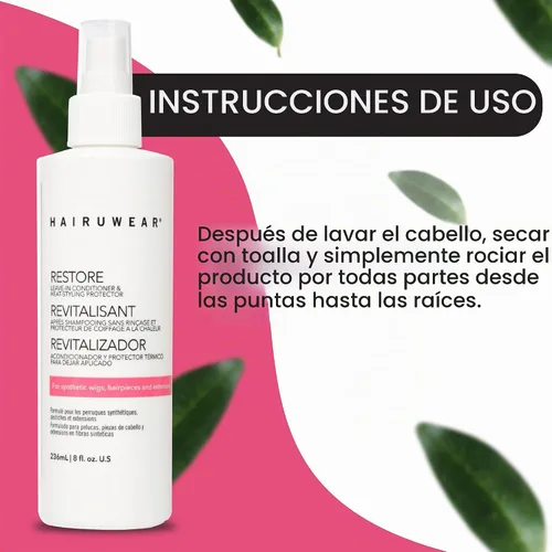 Vista 6 de Hair u wear Raquel Welch - Acondicionador sin enjuague y protector