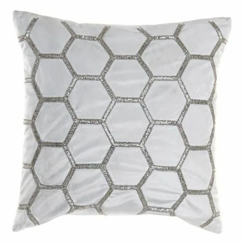 Vista 2 de Cojín DKD Home Decor Terciopelo Geométrico (45 x 45 cm)