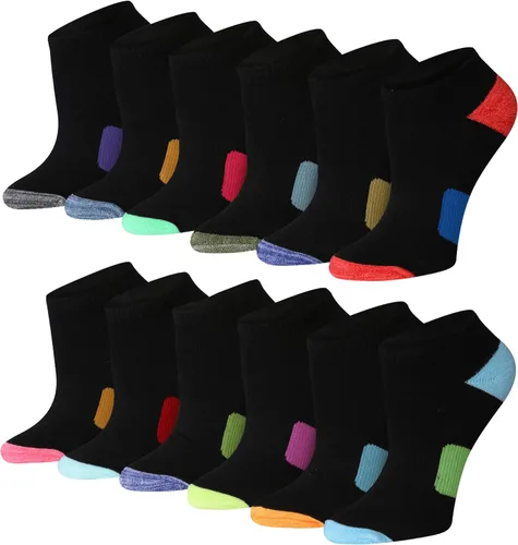 Vista 19 de Tipi Toe Women’s 12 Pack Cushioned Low Cut Socks – Breathable, Moisture-Wicking Athletic Comfort for Running & Daily Wear