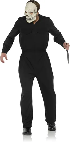 Vista 3 de UNDERWRAPS Traje de caldera de terror para hombre, color negro