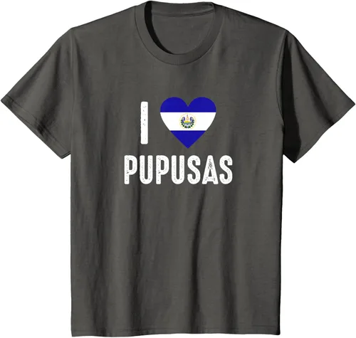 Vista 76 de Camiseta I Love Pupusa from El Salvador
