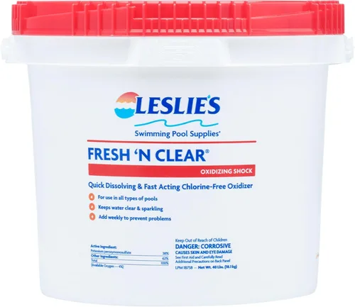 Vista 8 de Leslie's Fresh 'N Clear - Choque oxidante sin cloro para piscinas y spas, elimina rápidamente los productos orgánicos no vivos, proporciona agua