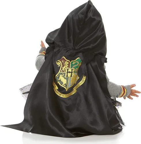 Vista 6 de Harry Potter Infant Baby Girl Costume - Halloween Hooded Dress Cosplay