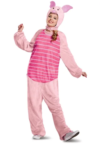 Vista 3 de Disfraz para adulto de Piglet de Winnie the Pooh Deluxe Multicolor