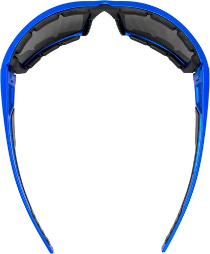 Vista 8 de Global Vision Sly - Gafas de sol acolchadas para motocicleta para mujer, cuatrimoto, 2 pares con lentes ahumadas y marcos metálicos rosa y azul