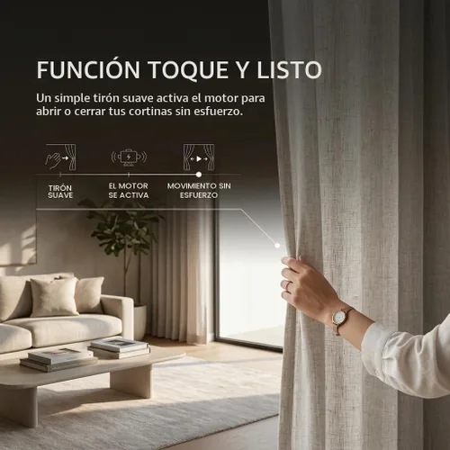 Vista 3 de Quoya QL600 - Riel inteligente para cortina eléctrica, motor motorizado, longitud de riel ajustable, compatible con Alexa, Google, Siri, Apple Watch