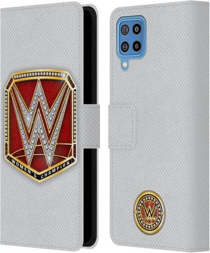 Vista 339 de Head Case Designs Officially Licensed WWE Cruiserweight Champion Title Belts Leather Wallet Case Compatible with Samsung Galaxy A07 4G Campeón