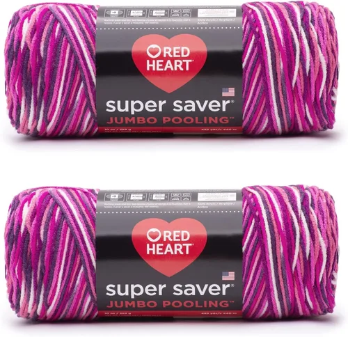 Vista 92 de Red Heart Super Saver Jumbo Ovillo de lana, Amatista