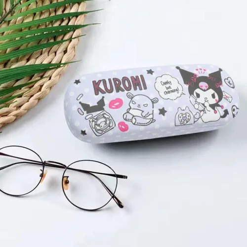 Vista 7 de PERFECTSIGHT Funda rígida para lentes, funda protectora Kawaii para niños, bonita funda para lentes para mujeres, hombres y niñas