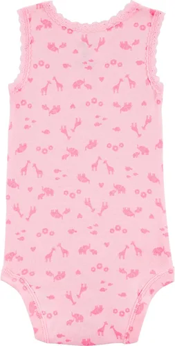Vista 3 de Simple Joys by Carter's - Paquete de 6 mamelucos de manga corta para bebés niña