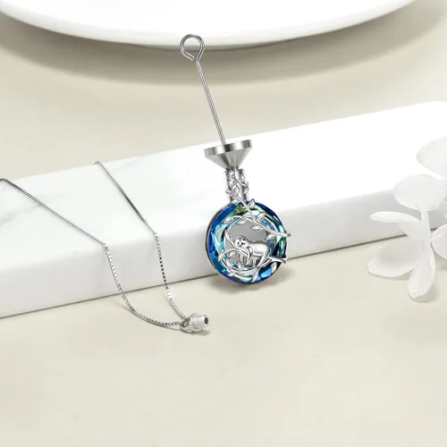 Vista 3 de POPKIMI Sloths Gifts for Women S925 Sterling Silver Sloth Pendant Necklace Memorial Jewelry Gifts Birthday Christmas