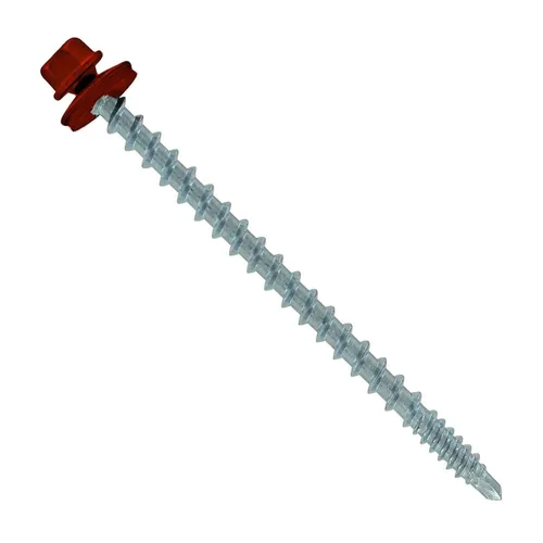 Vista 27 de Fasteners Plus ST Fastening Kwikseal Woodbinder Tornillos de Metal a Madera #10 X 1 Burgundy con Arandela de Goma EPDM, 250 Unidades - Diseñados