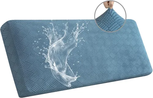 Vista 19 de Easy-Going - Fundas impermeables para cojines de sofá y sofás, funda de asiento de sofá de jacquard elástico de repuesto para perros, mascotas