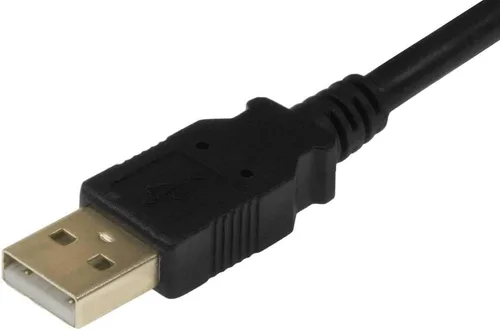 Vista 3 de SF Cable, Cable USB 2.0 A macho a B macho de 20 pies con color negro de ferrita