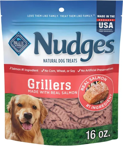 Vista 15 de Blue Buffalo Nudges Grillers - Golosinas naturales para perros, carne de res, 16 onzas