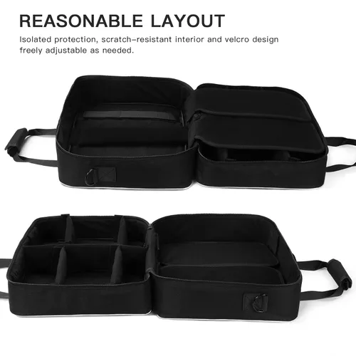 Vista 6 de ZtotopCases Carrying Case Compatible with PS5, Travel Case for PS5 (DiscDigital Edition), Protective Travel Bag Holds PlayStation 5 Console