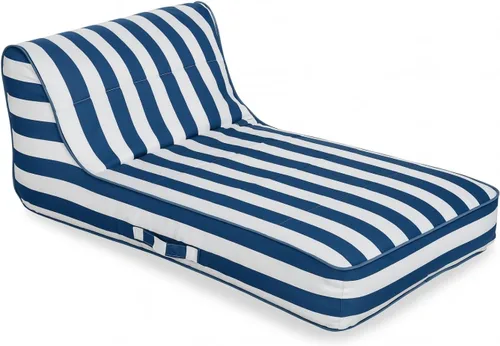 Vista 11 de Tapizado grande doble, 2 personas elegante flotador de piscina reclinable, silla flotante extra grande y respaldo, lago resistente, playa, tubo