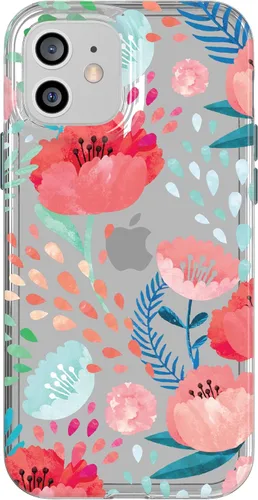 Vista 2 de Tech21 Evo Art Botanical Garden - Funda protectora para iPhone 12 Pro Max con protección contra caídas de 10 pies y ilustraciones exclusivas