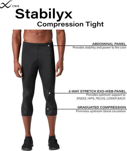 Vista 3 de CW-X Mallas de compresión 34 Stabilyx para hombre