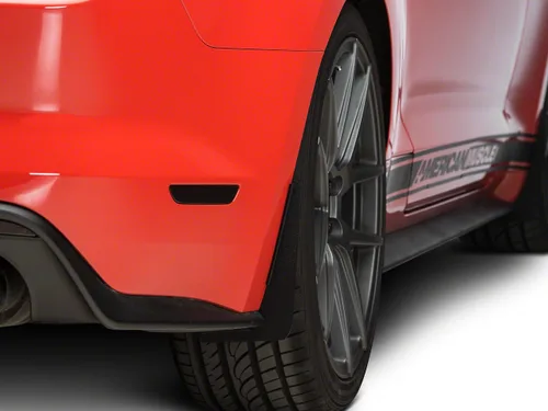 Vista 3 de Juego de protectores contra salpicaduras sin taladro, delanteras y traseras para Mustang 2015-2020 GT Ecoboost V6