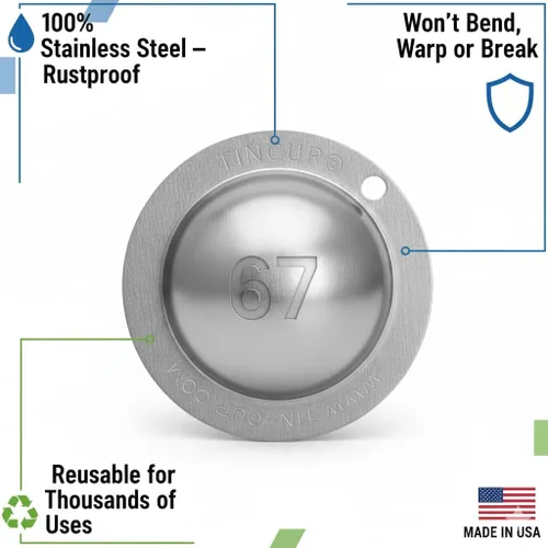 Vista 2 de Tin Cup Plantilla de marcador de pelota de golf, herramienta de personalización premium para golfistas, marcador de pelota de diseño personalizado