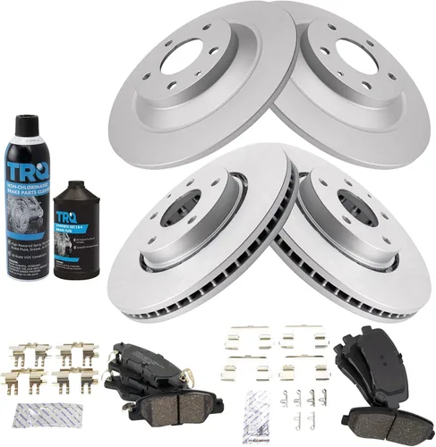 Vista 2 de TRQ BKA24970 - Kit de freno de disco de cerámica