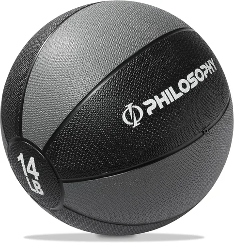 Vista 9 de Philosophy Gym Balón medicinal - Pelota antideslizante de fitness