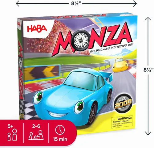 Vista 8 de HABA Monza Car Racing - Juego de mesa para niños, juego de estrategia a juego de colores, a partir de 5 años
