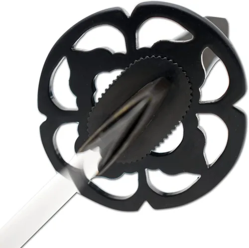 Vista 5 de Snake Eye Tactical Espada katana samurái japonesa clásica con soporte de madera resistente