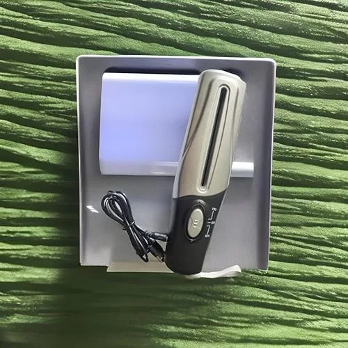 Vista 2 de Mini trituradora eléctrica USB, trituradora automática de documentos, cortador de tira, papelería de oficina, control de un toque para el hogar