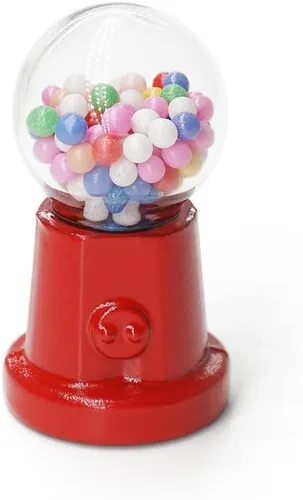 Vista 2 de Odoria 1/12 Miniature Gumball Machine Accesorios de decoración de casa de muñecas