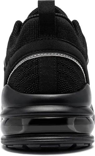 Vista 4 de LARNMERN Zapatos antideslizantes para servicio de alimentos para hombre, con amortiguación de aire, antideslizantes, para cocina, cocinero, trabajo